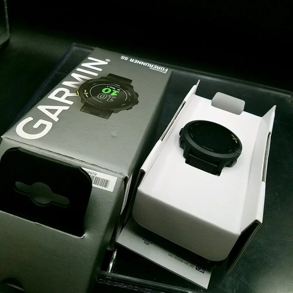⌚ Garmin Forerunner 55 Running Watch – Black – One Size – Open Box Never Worn